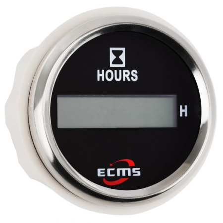 Лічильник мотогодин ECMS CLH2-BS-HS, діаметр 52мм (801-00056)