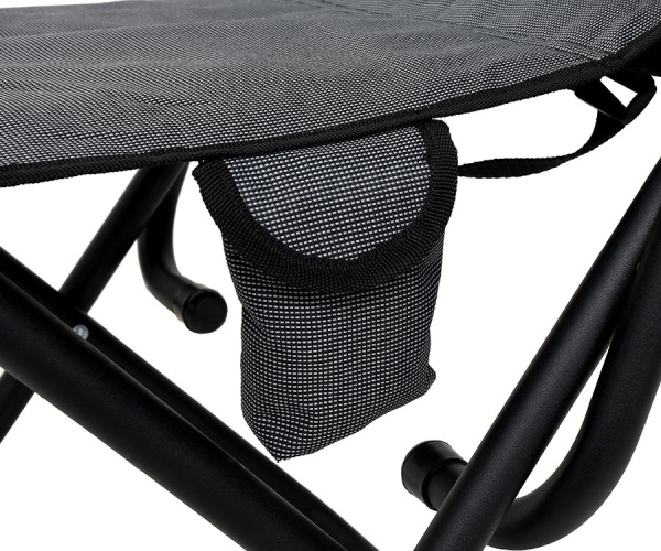 Стілець складаний Forrest Рибак 22 зі спинкою сірий меланж (FRSTSSB22)