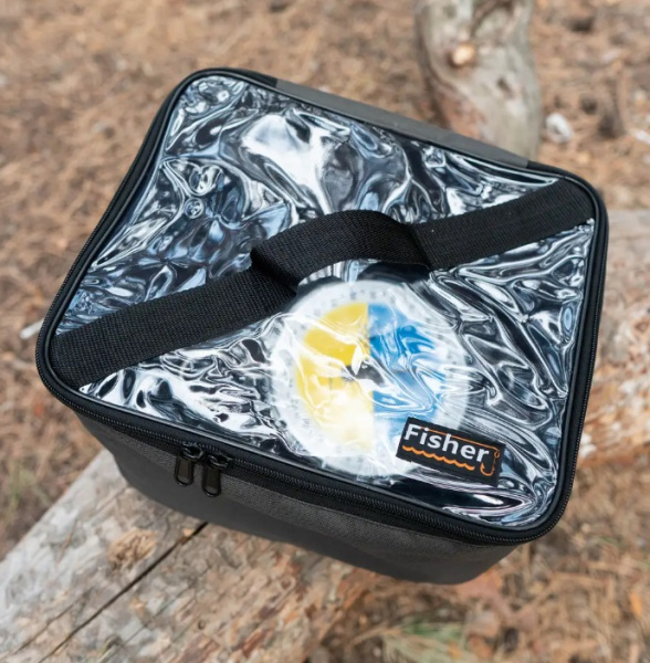 Органайзер для снастей Fisher з прозорою кришкою 15 л (K-107)