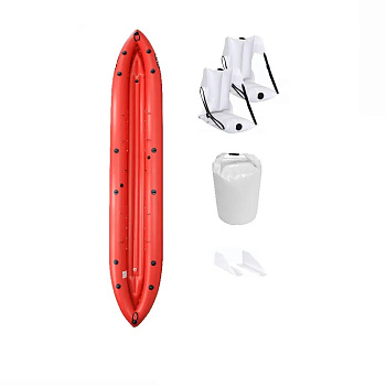 Байдарка Ладья Турист ЛБ-450УВ комфорт червона