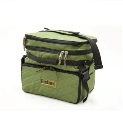 Сумка рибальська з коробками Fisher (К-018)