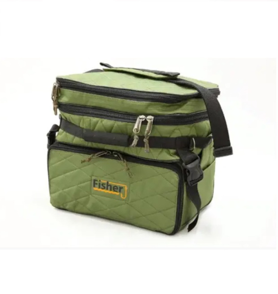 Сумка рибальська з коробками Fisher (К-018)