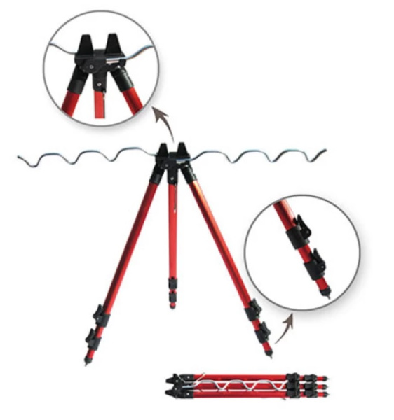 Підставка Fanatik для вудилищ Red