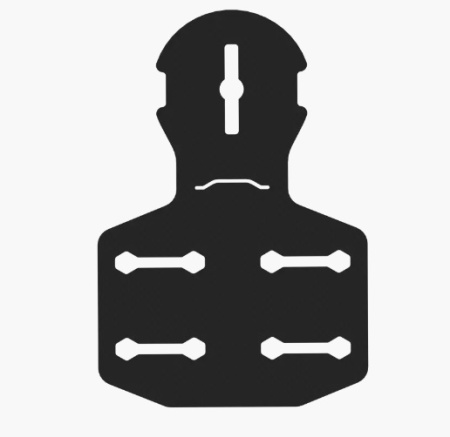 ПВХ кріплення FASTEN Pm218 тип MOLLE для кріплення сумок під замок моделі Fs218 (01.20.010.01.01)