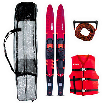Водні лижі Jobe Allegre 67" Combo Skis Red Package (208822003-67)