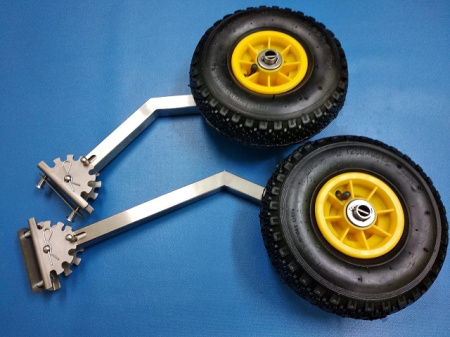 Транцеві колеса Технопарус КТ-3НР нержавійка 7-положень автомат