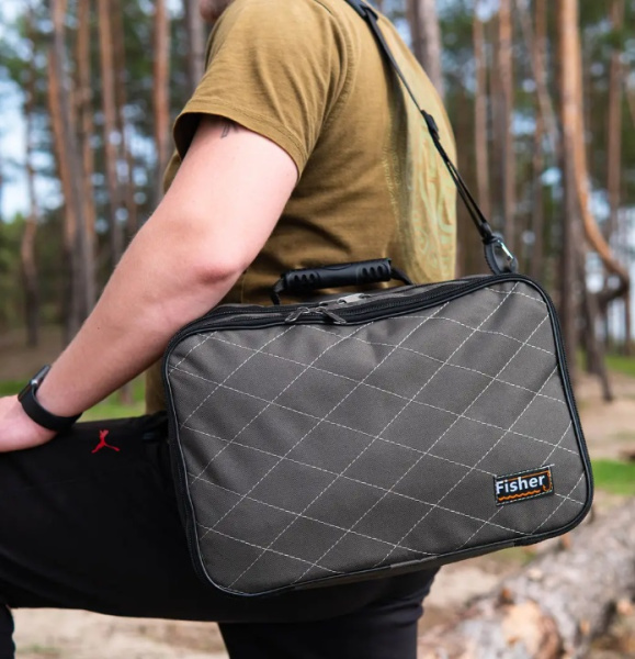 Подвійна сумка для снастей Fisher (К-095)