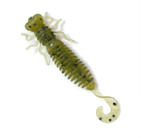 Cиліконова приманка Larva Lux 2.5 дюйма колір 001