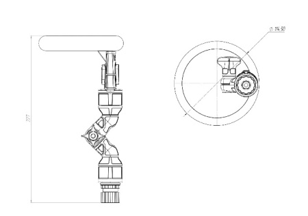 Трикольоровий навігаційний вогонь  FASTEN Lfс227 LONAKO з поворотно-нахильним тримачем Lf003 (01.08.013.01.01)