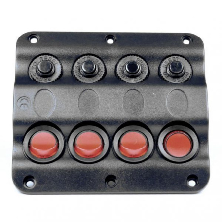 Панель AAA на 4 перемикачі (10024-BK)