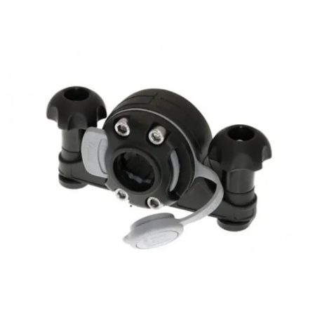 Замок та монтажний майданчик FASTEN для встановлення на С-подібний профіль (FMa) (01.01.013.02.01) чорний