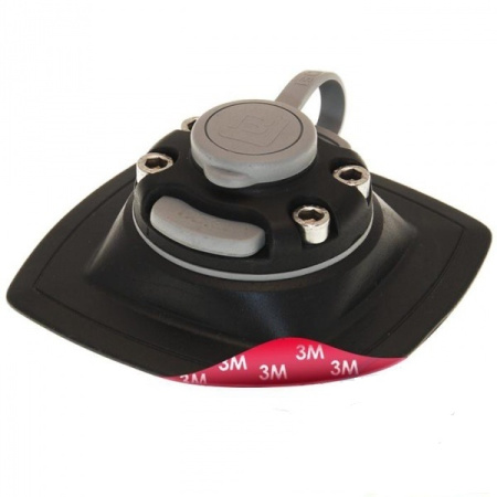 Замок та монтажний ПВХ майданчик FASTEN 110×110 мм з 3M VHB скотчем (FMs224) (01.01.004.01.01)