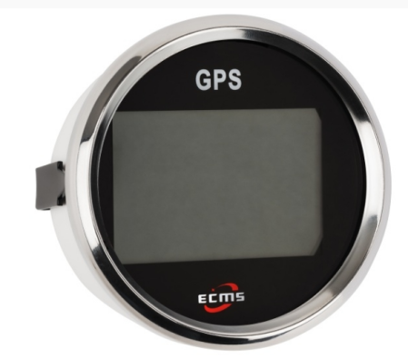 GPS спідометр мультиекран ECMS PLG3-BS-GPS, діаметр 85мм (900-00034)