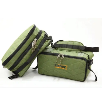 Сумка рибальська з коробками Fisher (К-018)