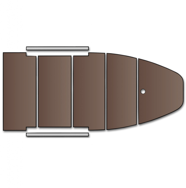 Пайол фанерний з алюмінієвими стрінгерами Kolibri КМ-400DSL