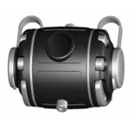 Замки та монтажний майданчик FASTEN для встановлення на трубу 30, 32 мм (FMr232) (01.01.011.02.01) чорний