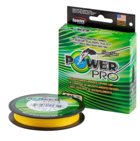 Шнур Power Pro (Hi-Vis Yellow) 135m
