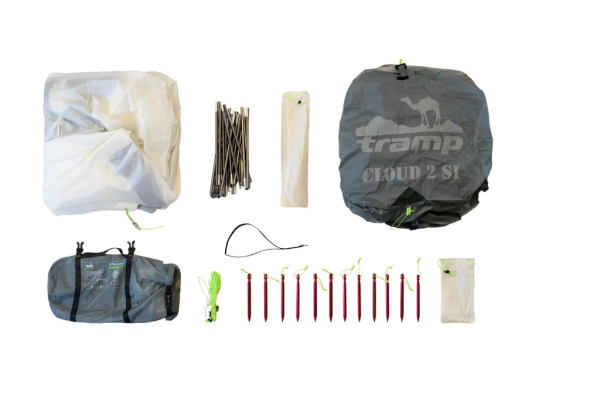Намет Tramp Cloud 2 Si темно зелений (TRT-092-green)