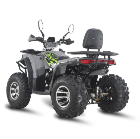 Квадроцикл FORTE ATV-200G PRO зелено-сірий (133188)