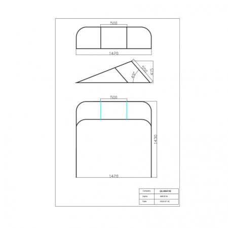 Вітрове скло Gala, матеріал акрил (Amur M)