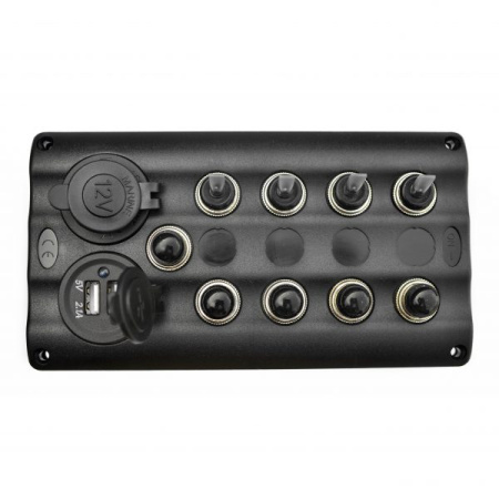 Панель RYE на 4 перемикачі автомат 82х107мм (HF60-046PN)