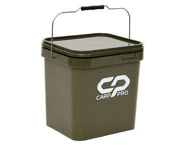 Відро прямокутне Carp Pro з кришкою 17л (CPSB17L)