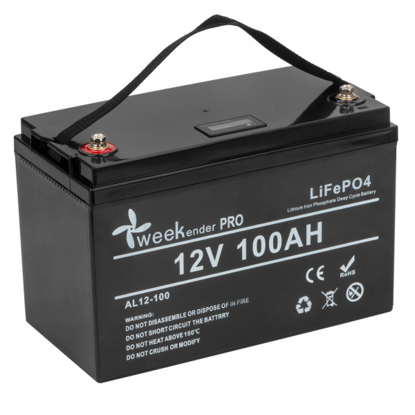 Акумулятор літій-залізо-фосфатний  Weekender Pro Lifepo4 12v 100Ah (AL 12-100)