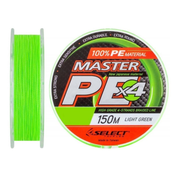 Шнур Select Master PE 150m (салатовий)