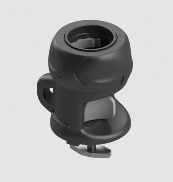 Замок компактний FASTEN для встановлення на С-подібний профіль (Fs218) (01.01.018.01.01) чорний