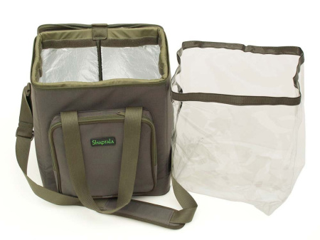 Термосумка Shaptala з фольгою та з’ємним пакетом 30х24х14 см (ТСФ1) хакі