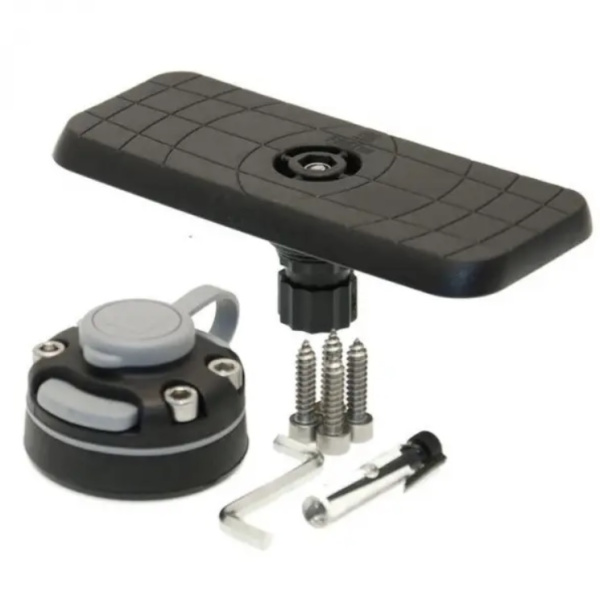 Майданчик FASTEN 164×68мм для ехолота з набором для встановлення на жорсткий борт (SSb223) (01.04.003.02) чорний