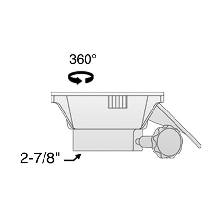 Підстава сидіння для стійки 1240748-MLNS Springfield (3100021-1)