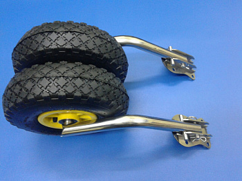 Транцеві колеса Технопарус КТ-3НК ус нержавійка круглий автомат посилені