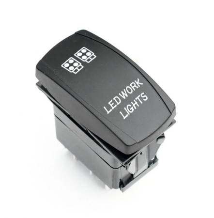 Перемикач YuJ Rocket 7P on-off-on синій (11 YuJ)