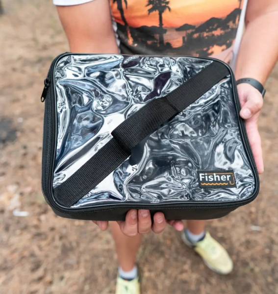 Органайзер для снастей Fisher з прозорою кришкою 7.5 л (К-108)