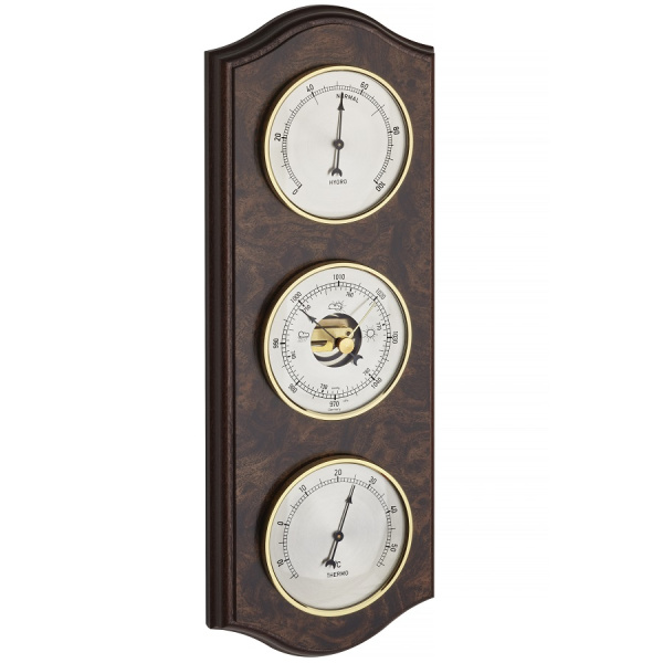 Метеостанція TFA "Classic" мармуровий колір, d=80/80/80 мм, 338х122х40 мм (20107620B)