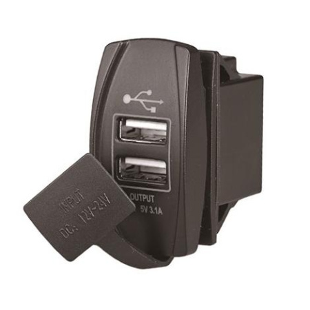 USB-зарядка AAA 3,1 A (кожен порт) (10120)
