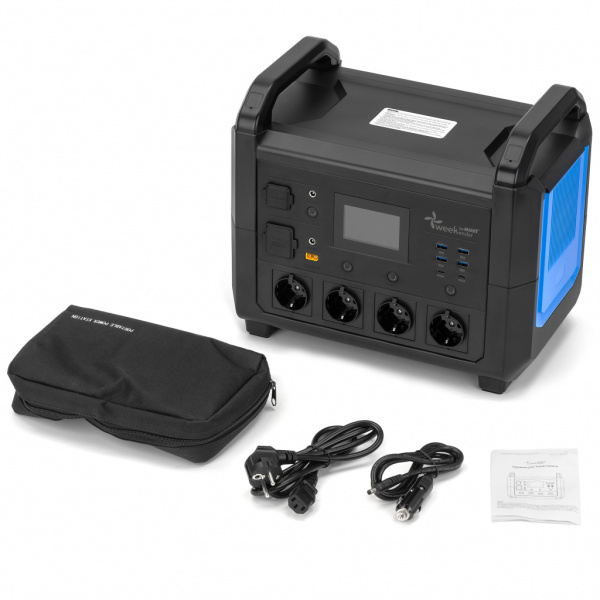 Зарядна станція Weekender by Must HBP1500 1485WH LiFePO4 кількість циклів 5000 + ліхтар (HBP1500)