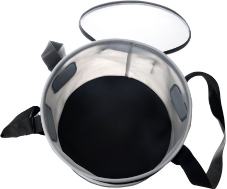 Вiдро для прикормки з кришкою Flagman EVA Gray Woven Bucket 30x18см (FGEVA005)