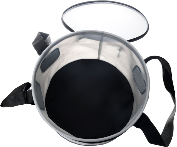 Вiдро для прикормки з кришкою Flagman EVA Gray Woven Bucket 30x18см (FGEVA005)