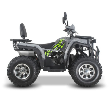Квадроцикл FORTE ATV-200G PRO зелено-сірий (133188)