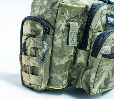 Сумка-рюкзак спінінгіста Kibas, колір піксель (SUMKA-RYBAKA-KIBAS-PK)