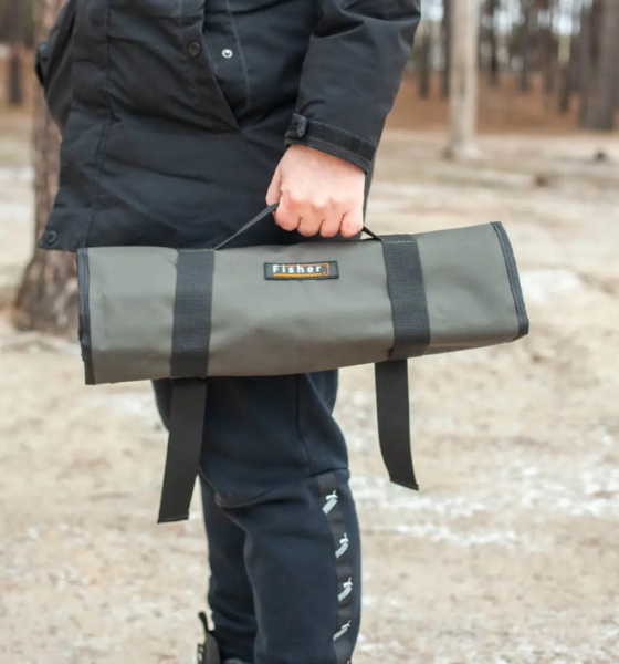 Чохол для 10-ти зимових вудок Fisher (K-076)