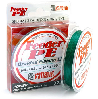 Шнур Fanatik Feeder PE X4 140 m Green