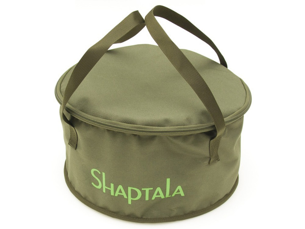 Відро для прикормки Shaptala з кришкою 35х20 см колір хакі (ВДК2)