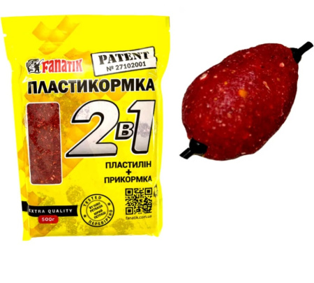 Пластикормка Fanatik Часник, 500 г