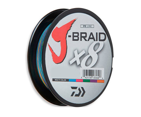 Шнур Daiwa J-Braid x8 Multicolor 150м
