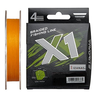 Шнур Favorite X1 PE 4x 150m (orange)