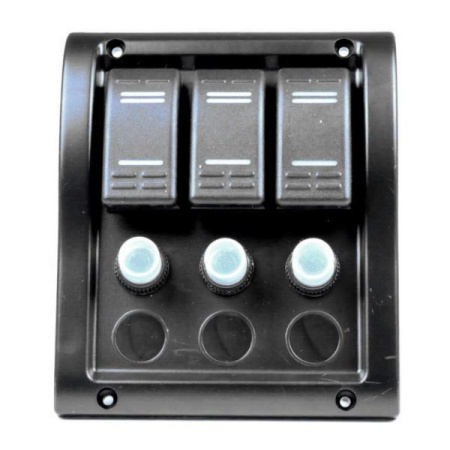 Панель AAA на 3 перемикачі (10013-BK)