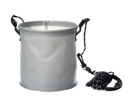Вiдро для води з мотузкою кругле Flagman Gray Eva Bucket Round 5л (FGEVA006)